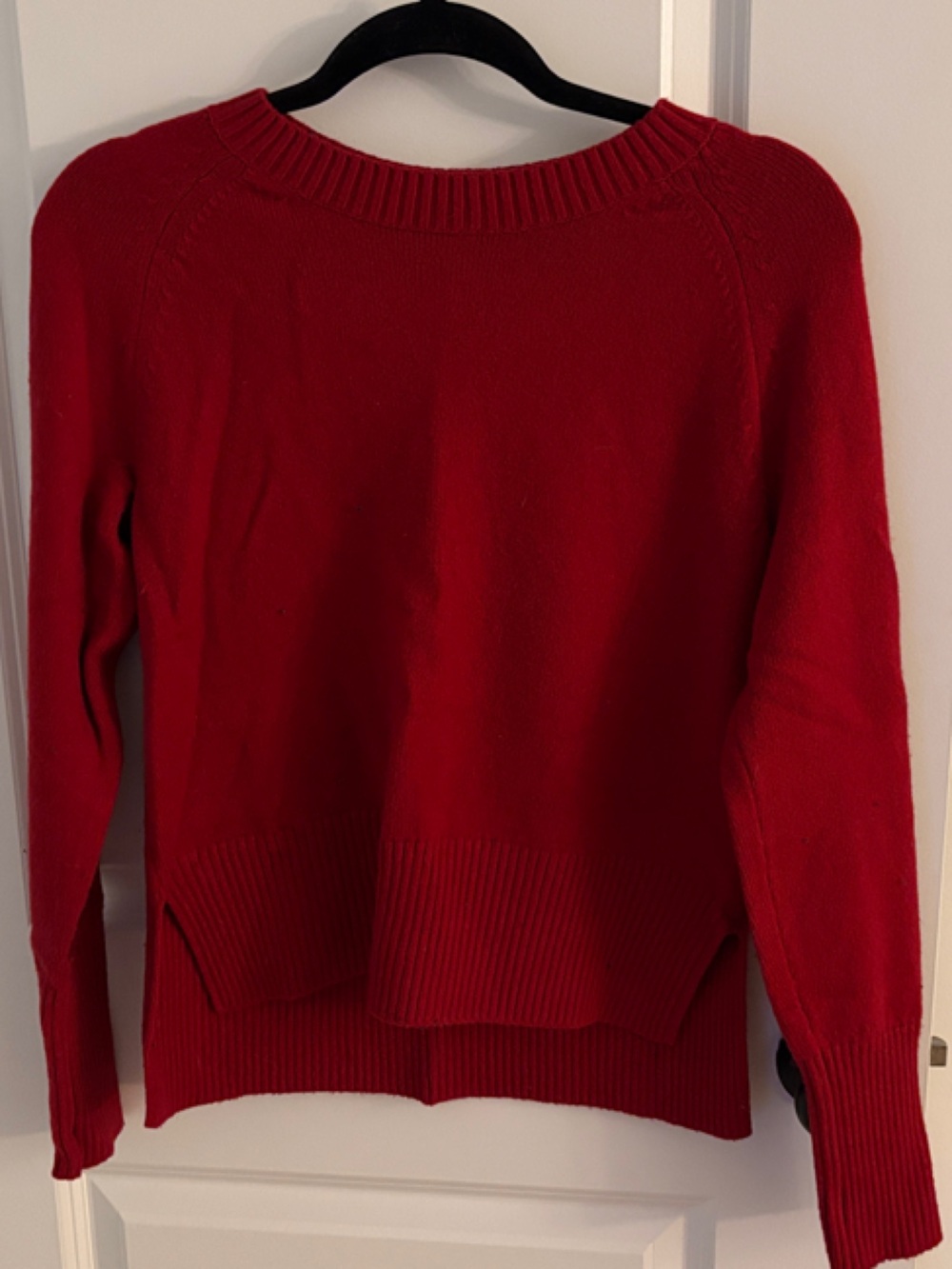 Banana Republic Factory Red, Coveted Crewneck Sweater